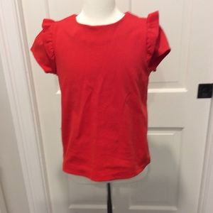 Girls new red Janie and Jack blouse size 12